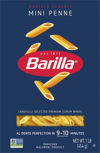 Barilla 447075929419B Mini Penne Pasta, 16 Oz. Box thumb #1