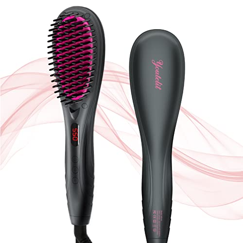 Youtelit Negative Ion Hair Straightener Brush Hair Straightener Comb Hot Brush Hair Straightener with Anti-Scald & Auto-Off Safe Function for Professional Hair Salon at Home Youtelit Negative Ion Hair Straightener Brush Hair Straightener Comb Hot Brush Hair Straightener with Anti-Scald & Auto-Off Safe Function for Professional Hair Salon at Home