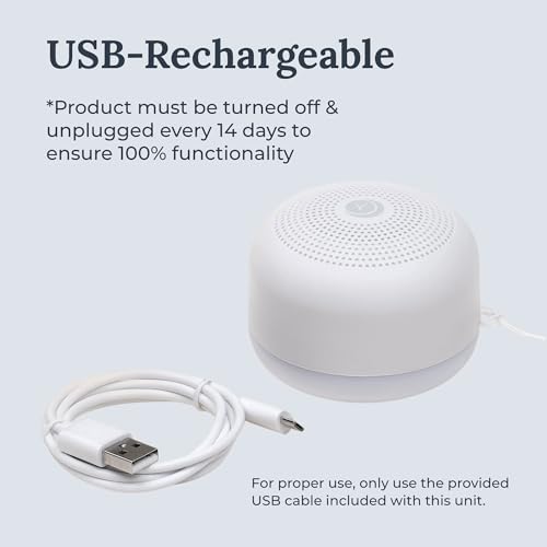Yogasleep Travel Mini Rechargeable White-Noise Machine with Night Light — view 6