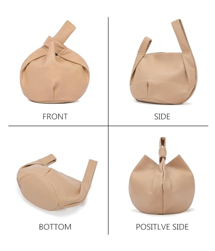 Bolso de mano pequeño de cuero sintético para mujer miniatura 7
