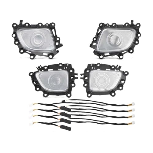 XCZPRKMXY 64 Color Car Door Midrange Speaker Covers Trim Ambient Light Replacement Compatible with Mercedes-Benz C-Class W206 2022