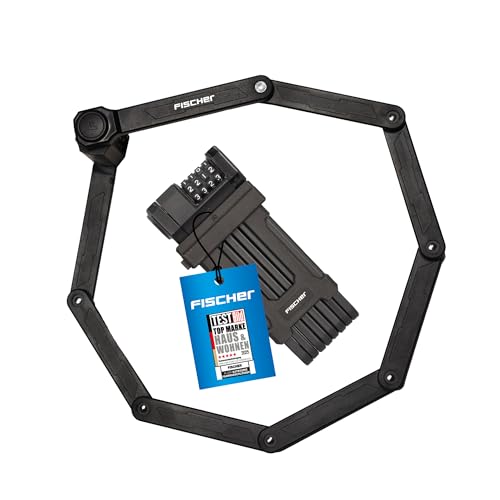 FISCHER FAHRRAD PROTEC FN110 Faltschloss, Schwarz