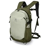 [Haimont] 15L ハイキング リュック 小さめ 防水 防汚 登山 リュック 軽量 【見た目はコンパクトで多機能】 日帰り登山 男女兼用 トレッキング バックパック 多ポケット アウトドア デイパック 丈夫 使いやすい アーミーグリーン