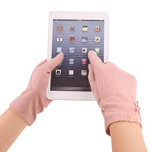 YJZQ Guanti da lavoro da donna in cotone con touch...