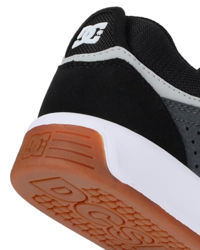 DC Men's Kalynx Zero Skate Shoe, Black/Grey/Gum, 12.5