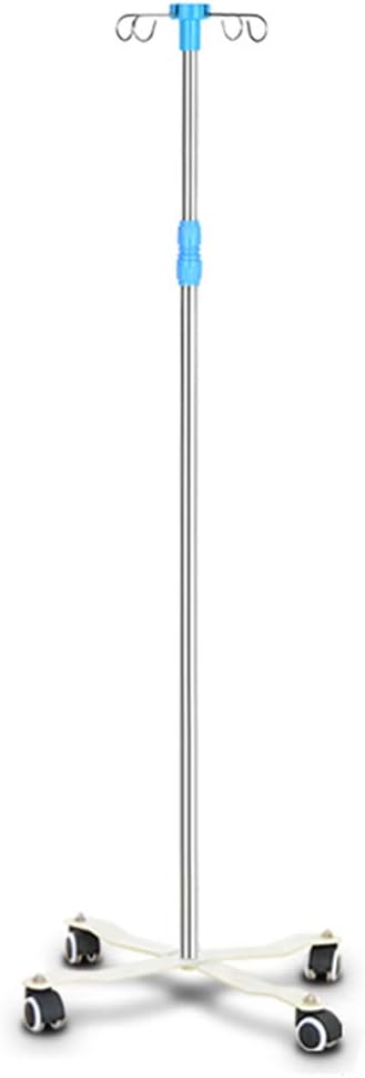 IV Pole Stainless Steel IV Stand Portable Mobile IV Pole, Height Adjustable Infusion Stand For Hospitals Clinics And Home : Industrial & Scientific