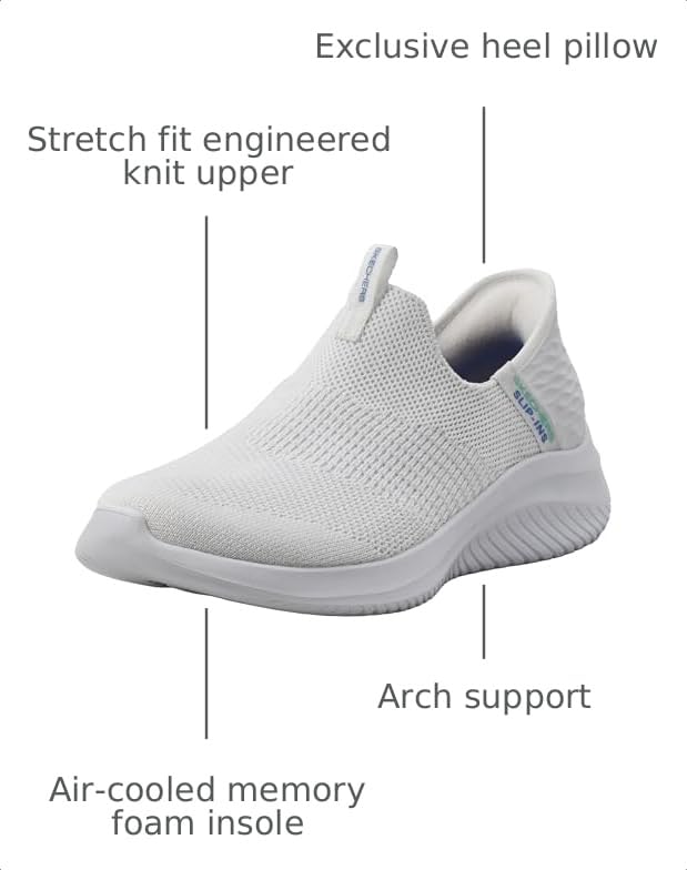 Image of Skechers Women's Hands Free Slip Ins Ultra Flex 3.0 Smooth Step Sneakers