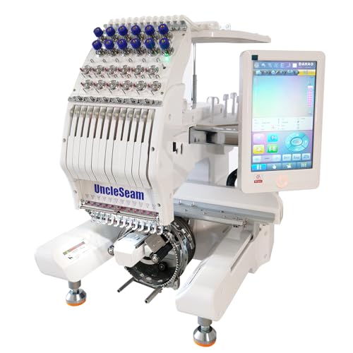 La Mejor Recopilación de Máquinas de bordar para comprar hoy. 42 Comstroll - Máquina de bordar compacta con 15 agujas, velocidad máxima de 1200 SPM, visualización táctil de 10 pulgadas, área de bordado de 8 x 12 pulgadas, para plano,...