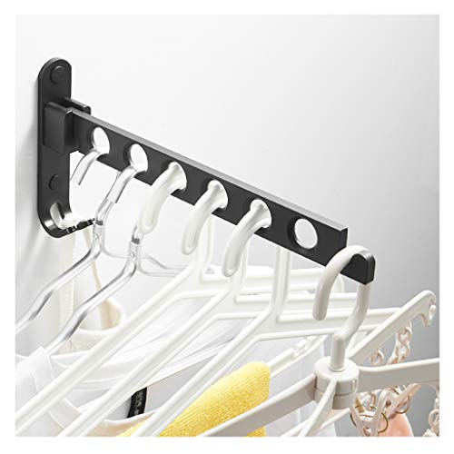 Étendoir à vêtements mural pliable et compact pour un séchage de linge