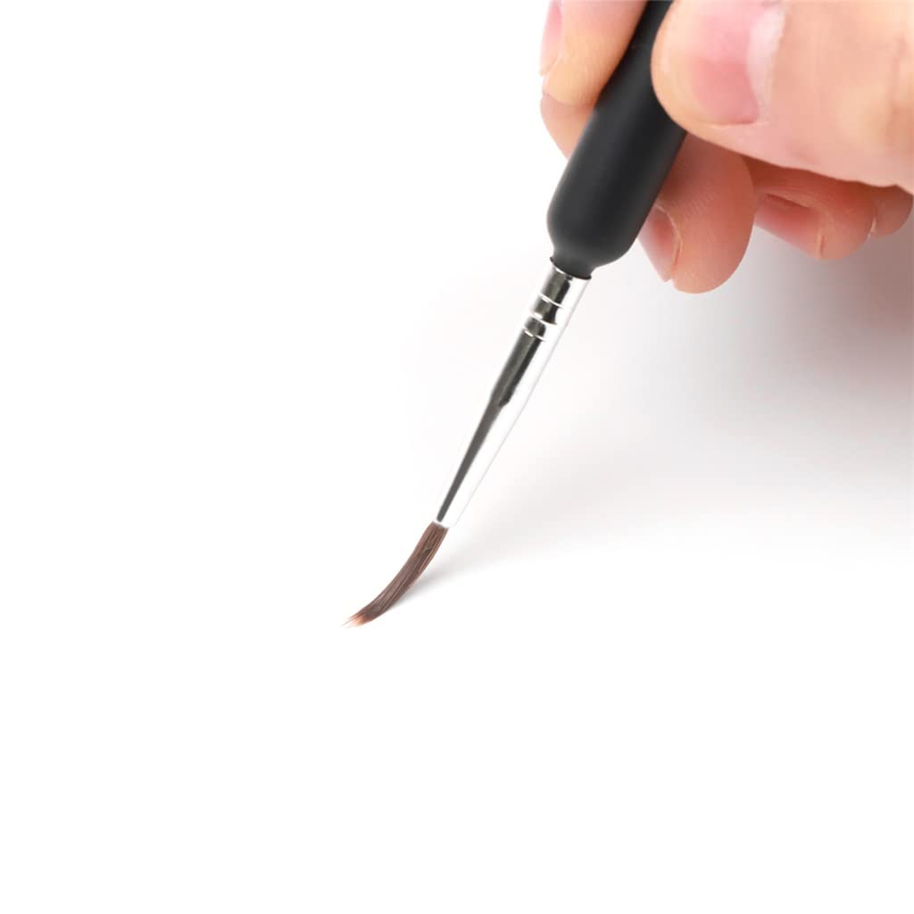 Set di pennelli in Miniatura, Professionali, in Nylon, con Gancio, Linea di Penna, Disegno Artistico, per Pittura acrilica ad Acquerello