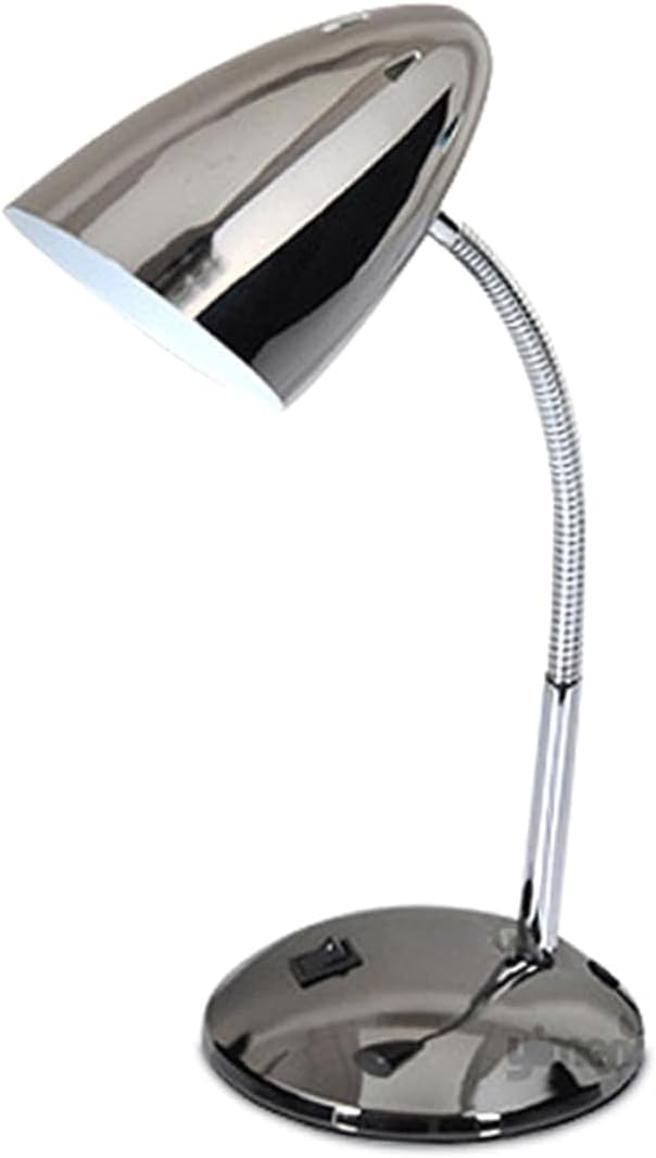 Gooseneck Desk Lamp Metal Study Table Light Led Eye Care Lamp Energy Efficient for Reading and Working
