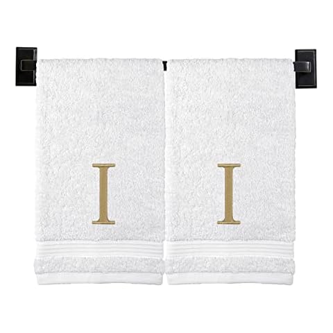 Custom Luxury Monogrammed Hand Towels Set Cover