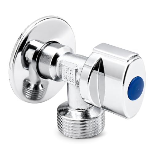 Grifo Lavadora Tipo M cierre Esferico, 1/2" x 3/4", Valvula Llave de Paso Lavadora, presión de trabajo de 10 bar, rango de temperaturas de trabajo de entre 0 a 95°C, Longitud 82mm, latón CW617N