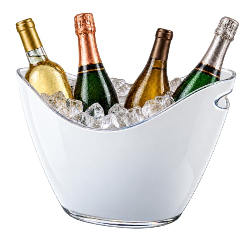 Vin Bouquet Sektkühler 4 Flaschen, Eiskübel für Wein, Sekt und Champagner – Ansicht 6
