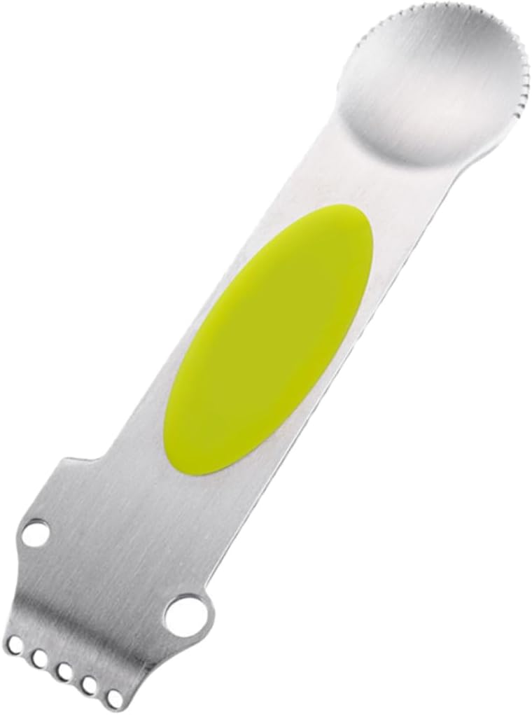 DECHOUS Stainless Steel Lemon Zester Citrus Peeler Tool Lemon Cutter Melon Peeler Grater Gadgets for Kitchen Random Color