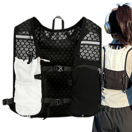 Gilet d'hydratation réglable et réfléchissant avec pack de gilet de course hommes sport