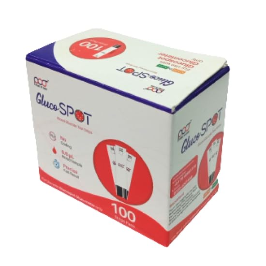 Compatible with GLUCO SPOT POCT 100 Pcs Glucometer Strips 100 Pcs-image-2