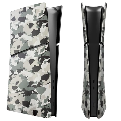 Adequado para capa de substituição PS5 Slim, painéis laterais per...