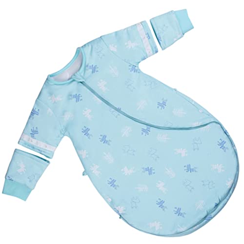 FRCOLOR Saco de Dormir para Bebés de Algodón Invierno Unisex Diseño Desmontable y para Recién Nacidos y Pequeños