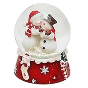 Dekohelden24 снежен глобус, дует снежен човек,...