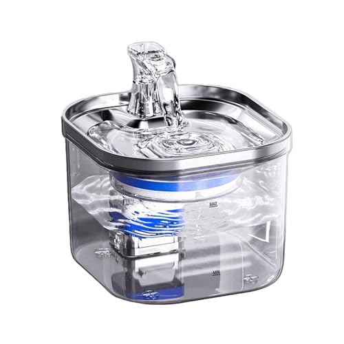 Cat Water Fountain, 85oz/2.5L Pet Water Fountain, Automatic Cat and Dog Water Dispenser for Cats, Dogs, Multiple Pets