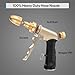 Qxiaozhan Garden Hose Nozzle Heavy Duty, Metal Hose Sprayer Nozzle with High Pressure, Adjustable Spray Patterns, 3/4