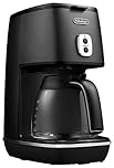 DeLonghi(デロンギ) De'Longhiドリップコーヒーメーカー ディスティンタ ICMI011J-BK レギュラーコーヒー 6杯用 チタンコートフィルター アロマモード [ブラック] ファミリー登録で3年保証