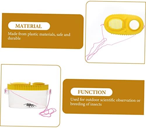 Totority 2pcs Viewer Tools for Kids Mutitool Household Containers Portable Child Butterfly Cage 4 41g0pcECvQL. AC
