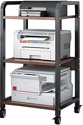 Amazon Co Jp プリンター台 キャスター付き プリンターラック プリンタースタンド コピー機台 プリンターカート プリンターワゴン プリンター置き 3層可動式 中棚調整可能 多機能 収納ラック 家庭とオフィスに適用 文房具 オフィス用品