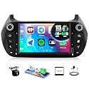 Android 15, 4G+64G GOHHDL Autoradio für FIAT Fiorino Qubo Citroen Nemo Peugeot Bipper mit Navi Carplay Android Auto, 7 Zoll 2Din Touch Radio mit GPS WiFi Bluetooth FM/RDS SWC Rückfahrkamera&MIC