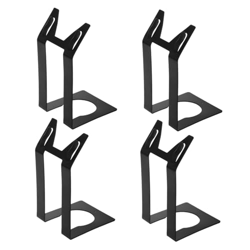 Abaodam 4個メタル商品ラベルホルダー 長尺プ 店舗用棚サインクリップ ベーカリー 小売店 スーパーマーケット用縦型価格表示スタンド タグ表