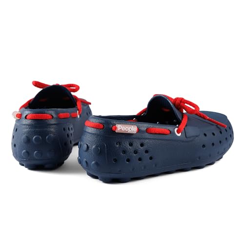 Image of People Footwear Senna Kids - Waterproof Slip-On Rubber Loafers, Lightweight Durable Boat Shoes for Boys & Girls, Non-Slip Water Shoes for Outdoors
