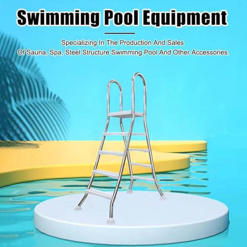 Escalera para piscina elevada doble cara acero 304 miniatura 3