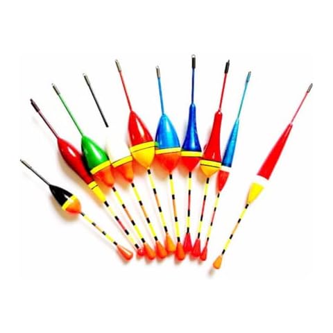 10 Pcs Colourful Foam Fishing Floats Set Cover
