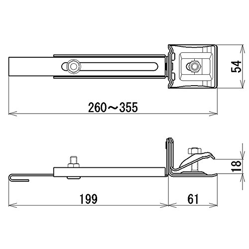 Amazon.co.jp: 【36個入】スノーZ用 取付金具 D408 横葺用 高
