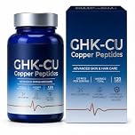GHK-Cu Copper Peptide Supplement, Copper Supplement, 120 Capsules
