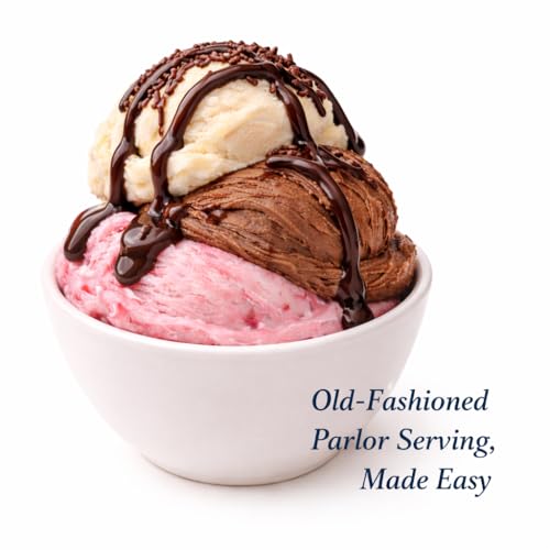 image for HIC Kitchen Classic Ice Cream Parlor Spade, Stainless Steel, Wide Flat