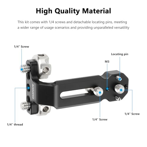 Support de montage en L CAMVATE 3943 équerre de fixation pour boîtier DJI - 4