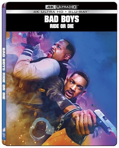 Blu-Ray 4K Uhd Bad Boys: Ride Or Die (Steelbook) (4K Ultra Hd+Blu-Ray Hd)