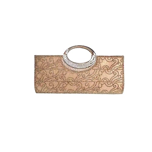 Pochette de mariage dorée CORIOS le sac idéal pour fêtes et banquets