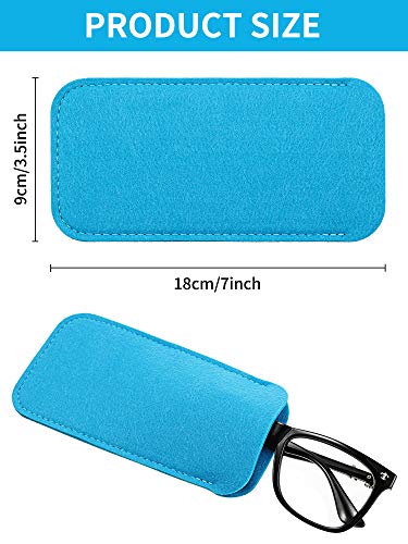 7 Pieces Soft Eyeglass Cases Soft Felt Sunglasses Cases Portable Travel Glasses Storage Pouch For Men Woman #TOP1
