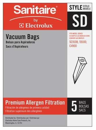 Disposable Vacuum Bag, SD, PK5
