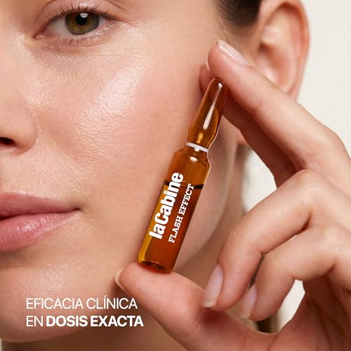 laCabine Ampollas Flash Effect 10x2ml | Sérum Facial Efecto Lifting en 1 Minuto | Fija Maquillaje 8h | Reafirma y Alisa la Piel | Anti-fatiga con Taurina Vegetal - imagen 4