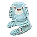 Completino Bambino,Abbigliamento Neonato 2 Anni Bambino Maschio Autunno Inverno Vestito Battesimo Bambino 6 9 12 18 Mesi Neonato Bambino Bambine Ragazzi Cartoon Orso Pullover Top Pantaloni Abiti Set