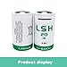 ZSSYJMYGV ●2 Pack LSH20 3.6V 13000mAh Size D Lithium Battery for LSH 20 for Alarm Systems GPS Systems Battery,Non-Rechargeable