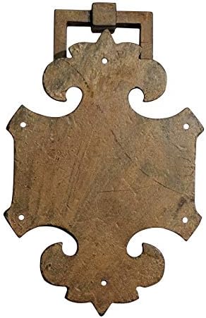 Adonai Hardware Mnason Antique Iron Door Knocker (Rust Living Finish)