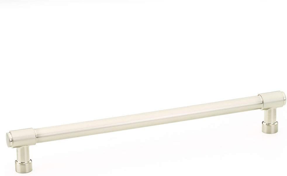 Emtek Jasper Pull Available in 7 Sizes in 6 Finishes - 86690US15 - (Center to Center 8, Satin Nickel - US15)