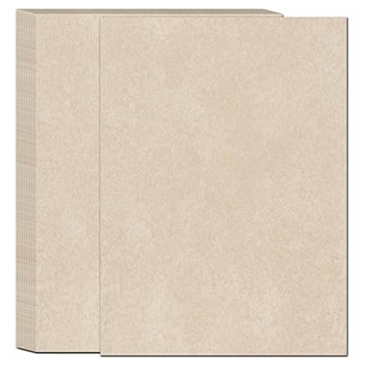 50 DUGUTUL Sheets Vintage Fancy Stationery Paper 8.5 X 11 Inch, Double Sided, 100 gsm, Antique Design Printer Paper for Vintage invites and Letters, Resumes, Awards, Diplomas (A)