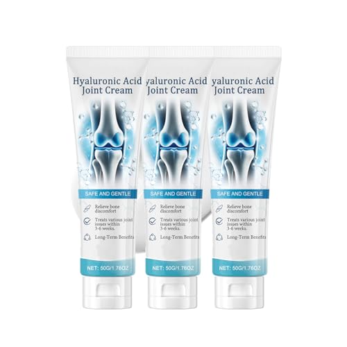 3PCS Hyaluronsäure Gelenkcreme - Joint Support Cream and Bone Care Creams- Pflegecreme zur Unterstützung der Gelenkgesundheit -Sanftes ernährt body cream den Körper
