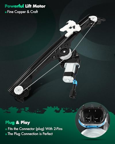 Image of SCITOO Power Window Regulator with Motor for Fiat for 500